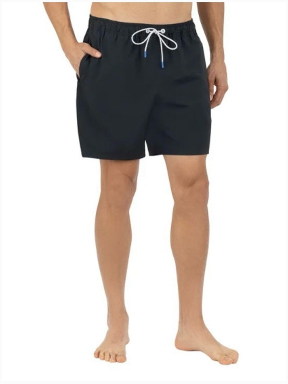 NEW Bonobos Black Swim Trunks with Blue Liner XXL